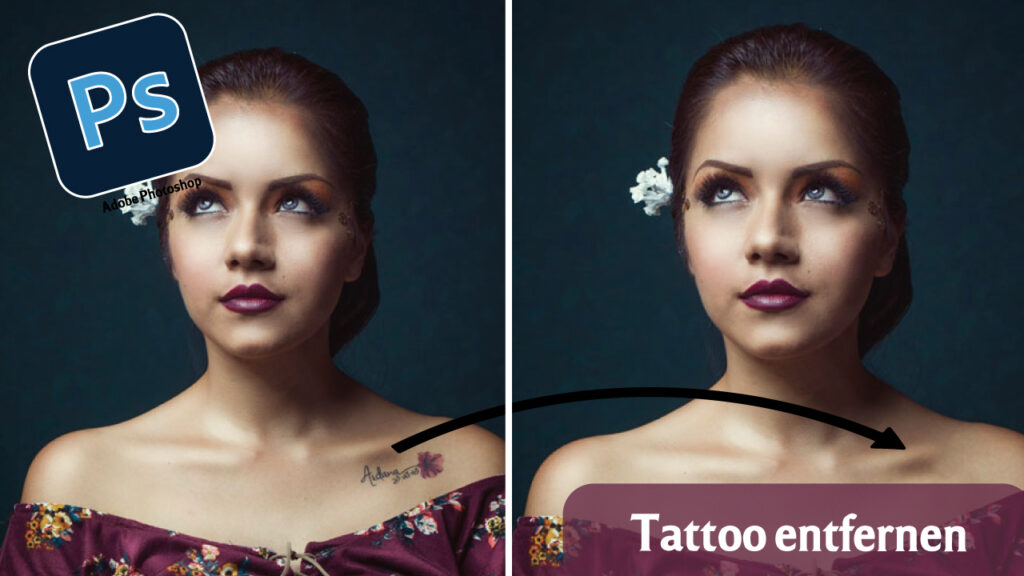 Tattoo entfernen in Photoshop – Superschnell | Tutorial