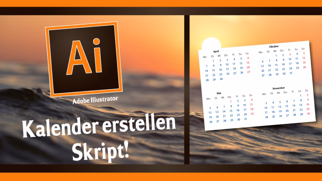 Kalender erstellen in Adobe Illustrator mit Script – Tutorial
