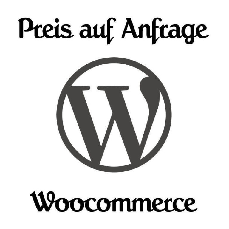 Woocommerce Plugin – Preis auf Anfrage