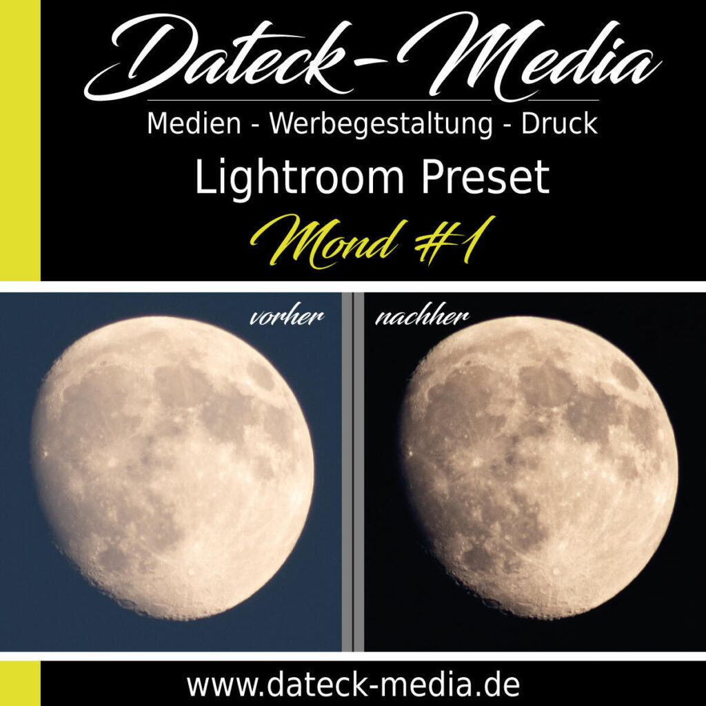 Lightroom Mond Preset