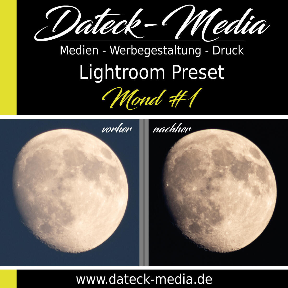 Lightroom Mond Preset