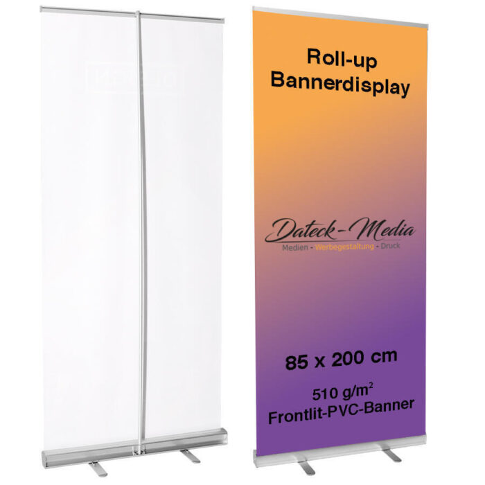 Roll-up Bannerdisplay 85 x 200 cm Basic